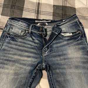 BKE carter mens straight leg Jean. 30R. Small spot on knee as shown in pictures